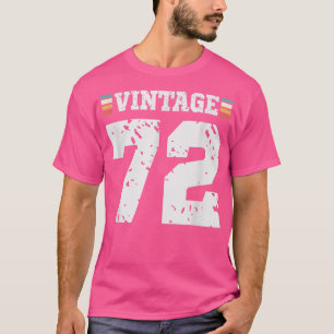 Camiseta Vintage, 72 anos, feliz 72 anos, diversão de anive