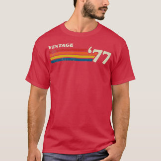 CAMISETA VINTAGE 77 RETRO STRIPES