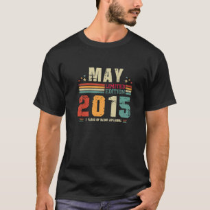 Camiseta Vintage, 7 Anos De Idade, Retrô Birthday Incríve