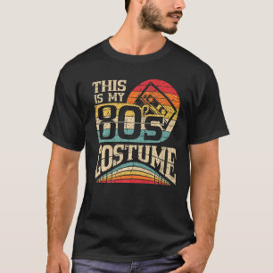Camiseta Vintage 80 Outfit Women Men Este é o meu anos 80 C