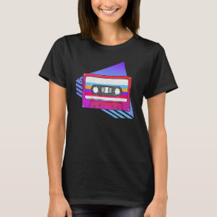 Camiseta Vintage 80s Cassette Tape Music Retro 80 Old Schoo
