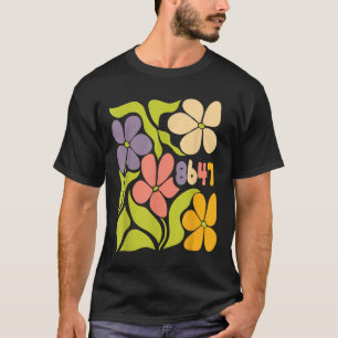 Camiseta Vintage 86 47 Anti-trump Flower Presidente