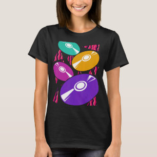 Camiseta Vintage 90 Vinyl Music Retro Costume Party 9