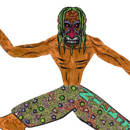 Camiseta Vintage 90s Cheeky Tiki Surfing Retro Cartoon