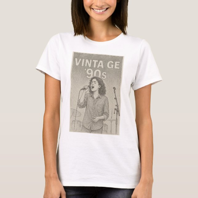 Camiseta Vintage 90s Vibes (Frente)