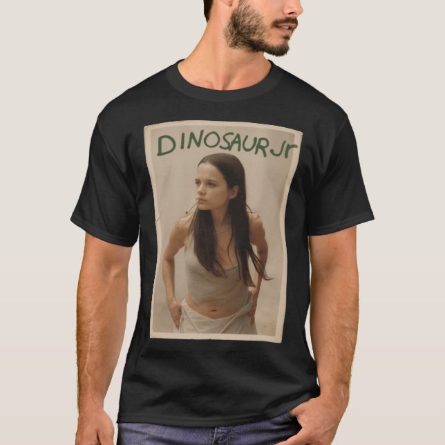 Camiseta Vintage 99 Dinosaur Jr Verde Mindour (Frente)