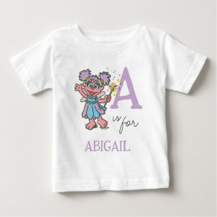 Camiseta Vintage - A é para Abby   Adicione seu nome