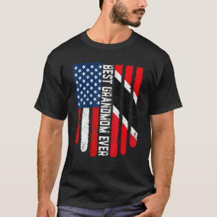Camiseta Vintage A Melhor Avó De Trinidade Americana E T