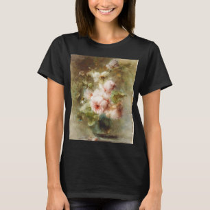 Camiseta Vintage A vase com Rosas Margaretha Roosenboom