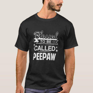 Camiseta Vintage Abençoada A Ser Chamada Peepaw Gifs Para F