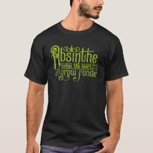 Camiseta Vintage Absinthe Label Retro Style Design Rua Padd