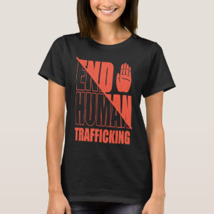 Camiseta Vintage Acabe com o Tráfico de Pessoas