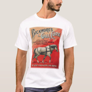 Camiseta Vintage Ad for Bickmore Gall Cure for Horses.