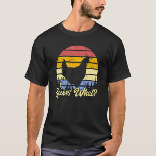 Camiseta Vintage adivinha qual Bumbum de frango Fazenda de 