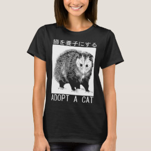 Camiseta Vintage Adota Um gambá Possum Japonês