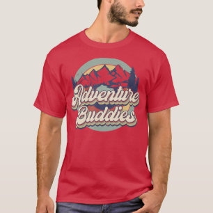 Camiseta Vintage Adventure Buddies Hiker Camping Correspond