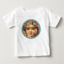 Vintage Advert T-shirt, Girl with Flowers