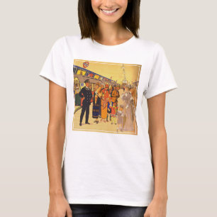 Camiseta Vintage Advertising Poster Para Londres Undergroun