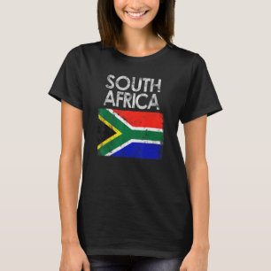 Camiseta Vintage África do Sul, Orgulho de Bandeira