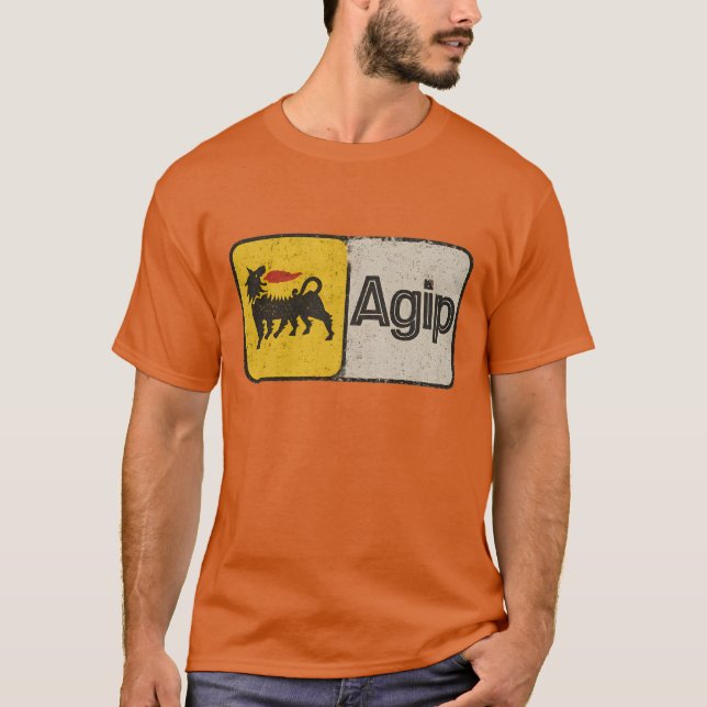 Camiseta Vintage Agip (Frente)