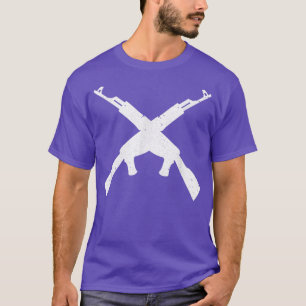 Camiseta Vintage Ak47 Auto Assault Rifle Gun Rights 2nd Ame