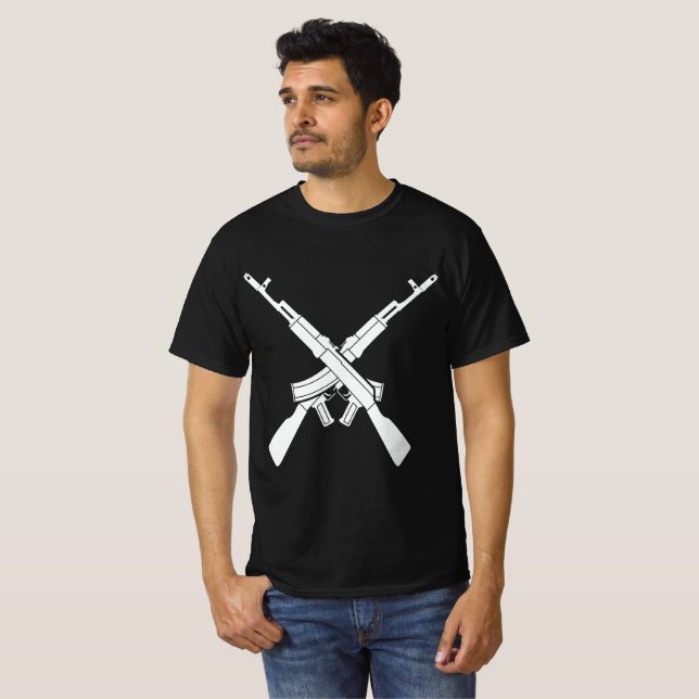 Camiseta Vintage AK-47 (Frente Completa)