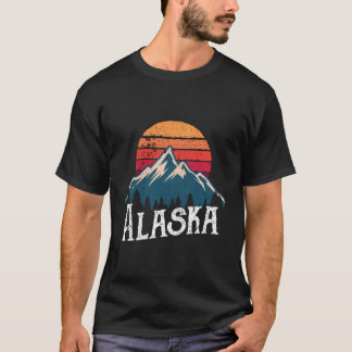 Camiseta Vintage Ak Alaska Montanhas ao largo de Wildness H