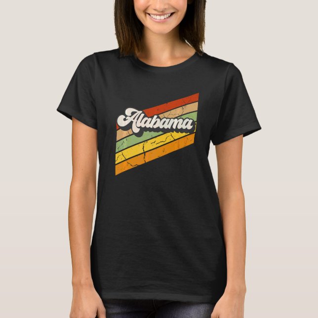 Camiseta Vintage Alabama 80s Retro (Frente)