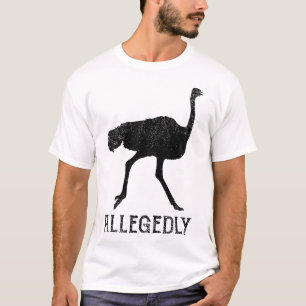 Camiseta Vintage Alegadamente Ostrich