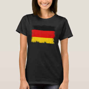 Camiseta Vintage Alemanha Bandeira Dia da Independência Ale