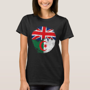 Camiseta Vintage Algerian com a bandeira britânica Roots Ar
