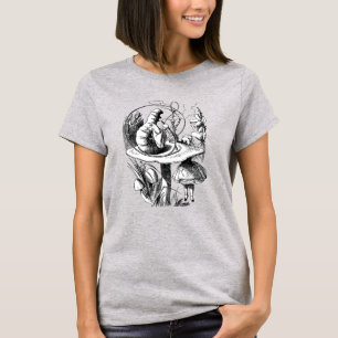 Camiseta Vintage Alice Stretch no País das Maravilhas