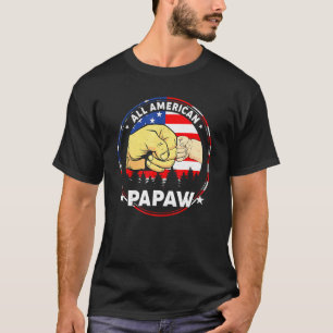Camiseta Vintage All American Papaw 4 De Julho Patriótico U