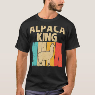Camiseta Vintage Alpaca For Men Grandpa Pai Llama Animal
