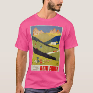 Camiseta Vintage Alto Adige Tirol do Sul Itália Viagem Ad