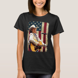 Camiseta Vintage American Flag Dwight Yoakam Legend.png