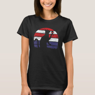 Camiseta Vintage American Flag Engraçado Patriótico Wine Ca