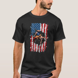 Camiseta Vintage American Flag Luta Patriótica U.A.