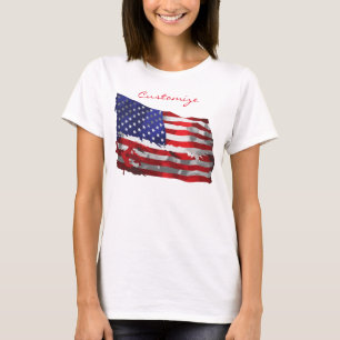 Camiseta Vintage American Flag Thunder_Cove