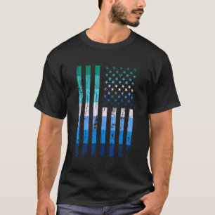 Camiseta Vintage American O Orgulho Do Orgulho Gay Men Lgbt