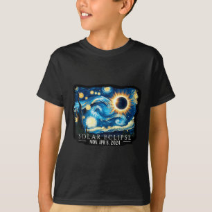 Camiseta Vintage American Totality Starry Night Eclipse Sol