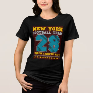 Camiseta Vintage Americana de Basquete com Efeito 