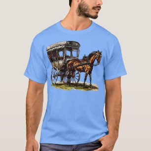 Camiseta Vintage Amish Buggy Horse Buggy Wagon Transp rural