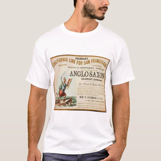 Camiseta Vintage anglo-saxônico (Frente)