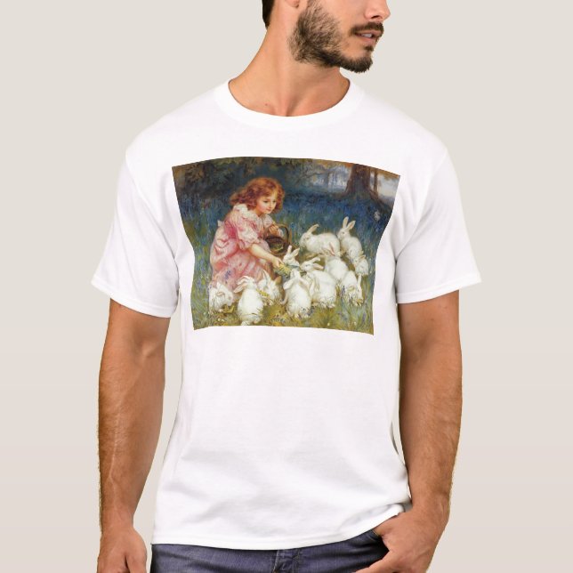 Camiseta Vintage Animais Lindos Páscoa (Frente)