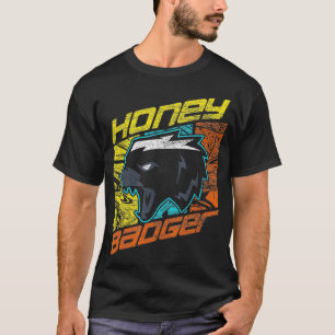 Camiseta Vintage Animal Honey Badger