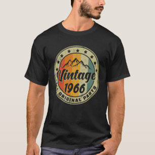 Camiseta Vintage Aniversário 1966 Todas as Partes Originais