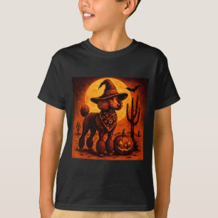 Camiseta Vintage anos 90 Western Cowboy Poodle Cachorro Hal