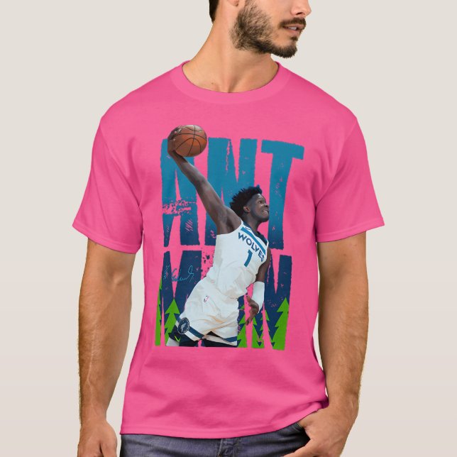 Camiseta Vintage Anthony Edwards Kids (Frente)
