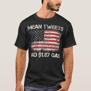 Camiseta Vintage Antiga Bandeira Americana Significa Tweets